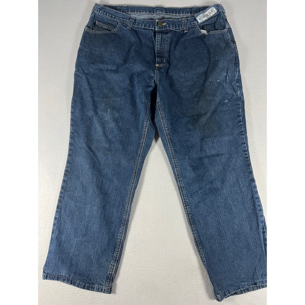 Carhartt FR Jeans Mens 42x30 Blue Good Flame Resistant Relaxed Fit Workwear